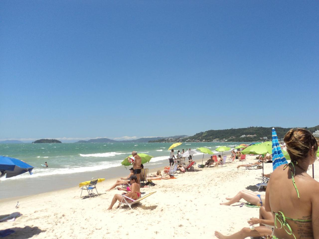 Lindo Apto Na Rua Da Praia Ingleses Florianópolis Buitenkant foto