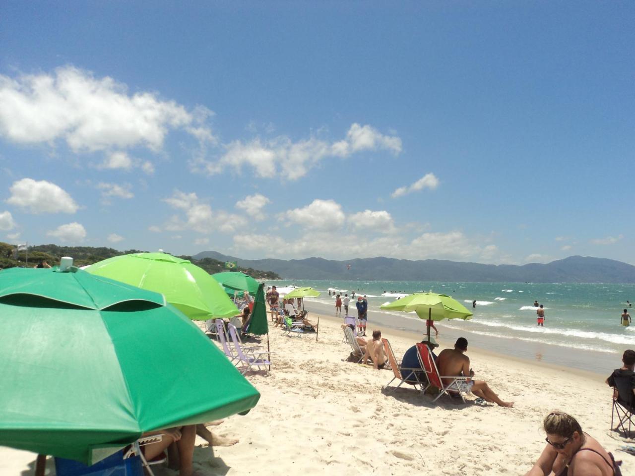 Lindo Apto Na Rua Da Praia Ingleses Florianópolis Buitenkant foto